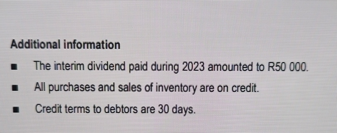 QUESTION 4 ( 2 0 Marks ) REQUIRED Prepare the