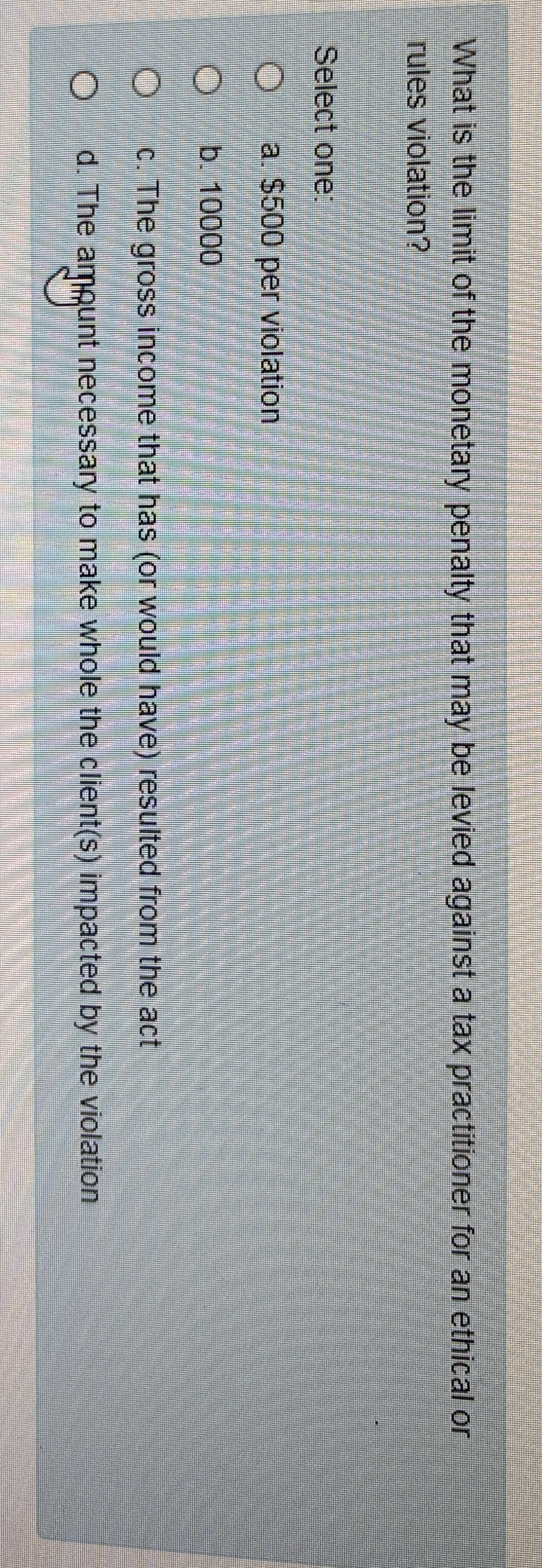 What is the limit of the monetary penalty that