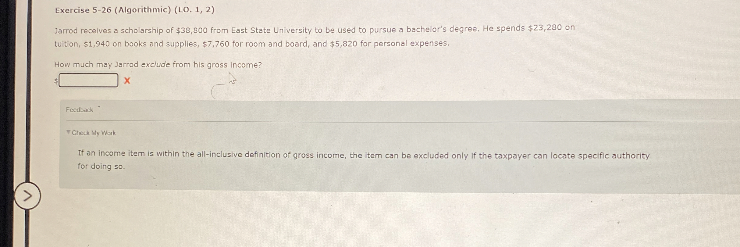 Exercise 5 - 2 6 ( Algorithmic ) ( LO . 1 , 2 )