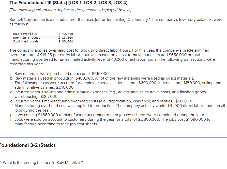 = oundational 3 - 2 ( Static ) What is the ending