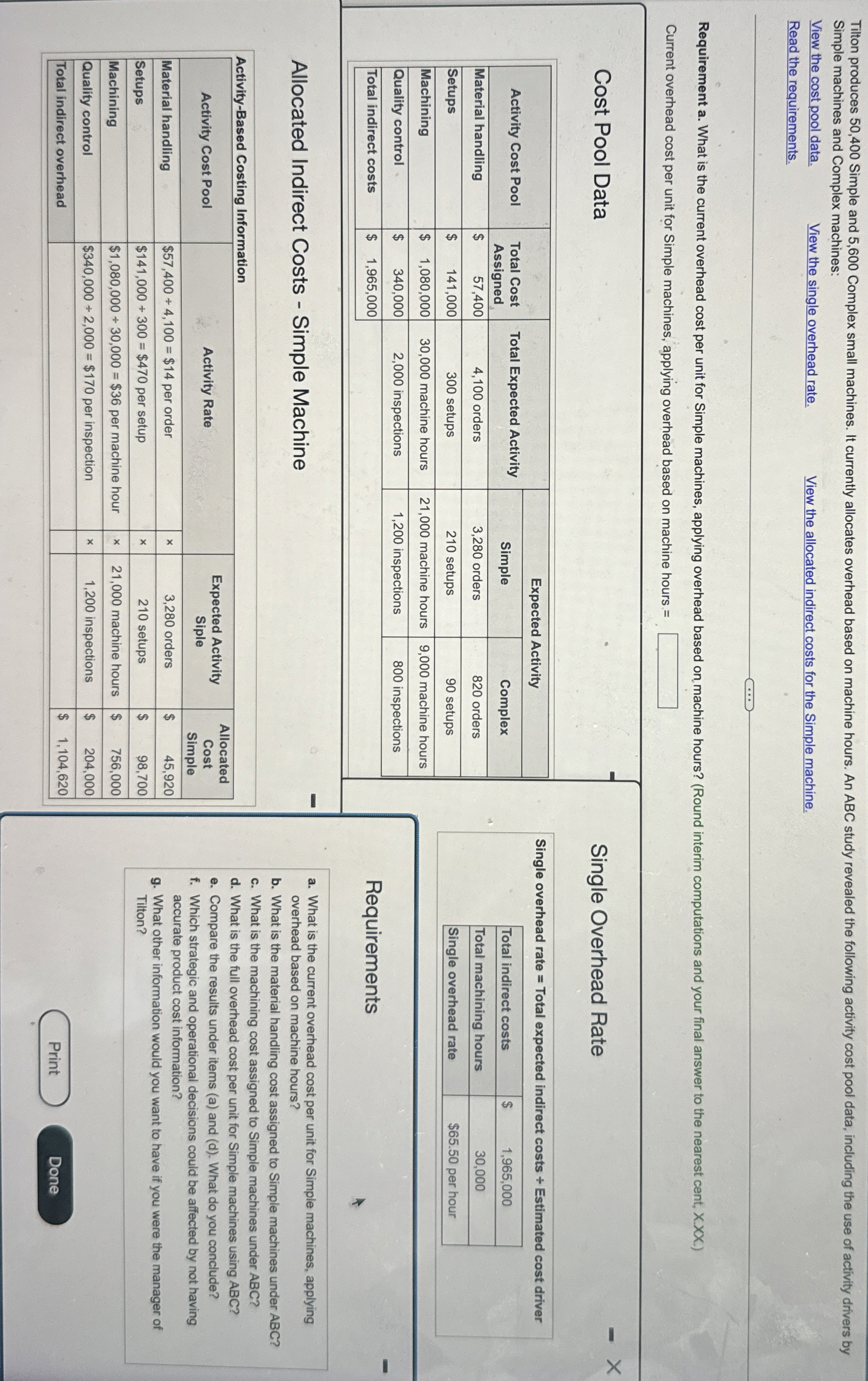 Tilton produces 5 0 , 4 0 0 Simple and 5 , 6 0 0