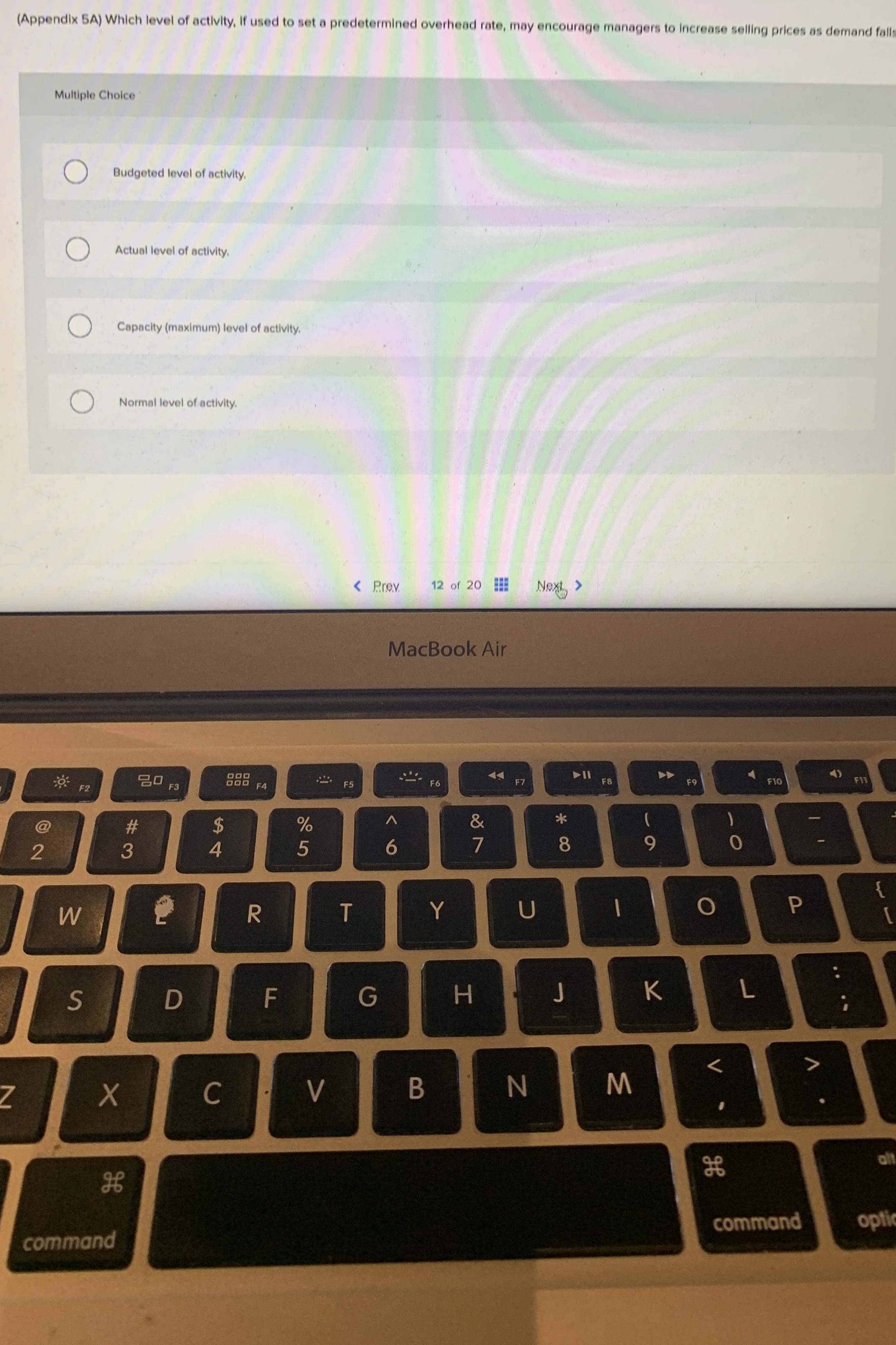 ( Appendix 5 A ) Which level of activity, If used