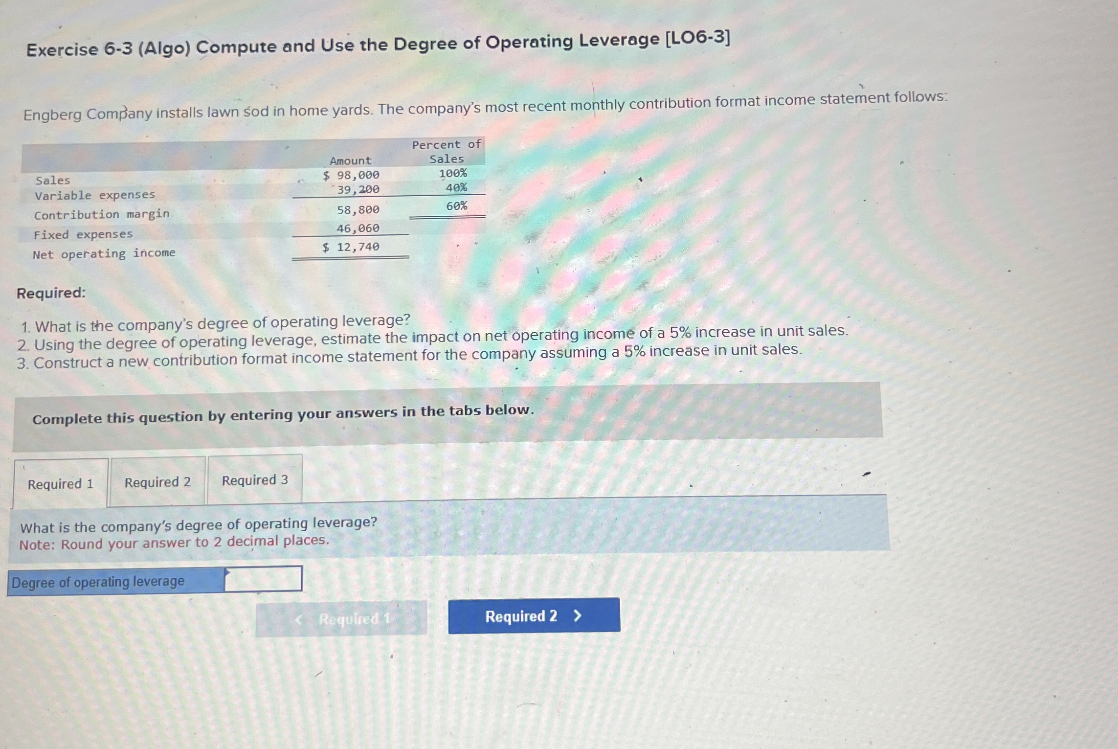 Steps for Exercise 6 - 3 ( Algo ) Compute and Use