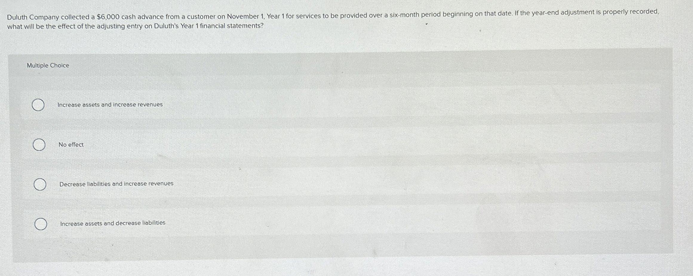 what will be the effect of the adjusting entry on