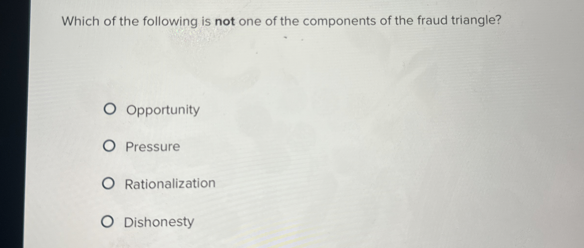 Which of the following is not one of the
