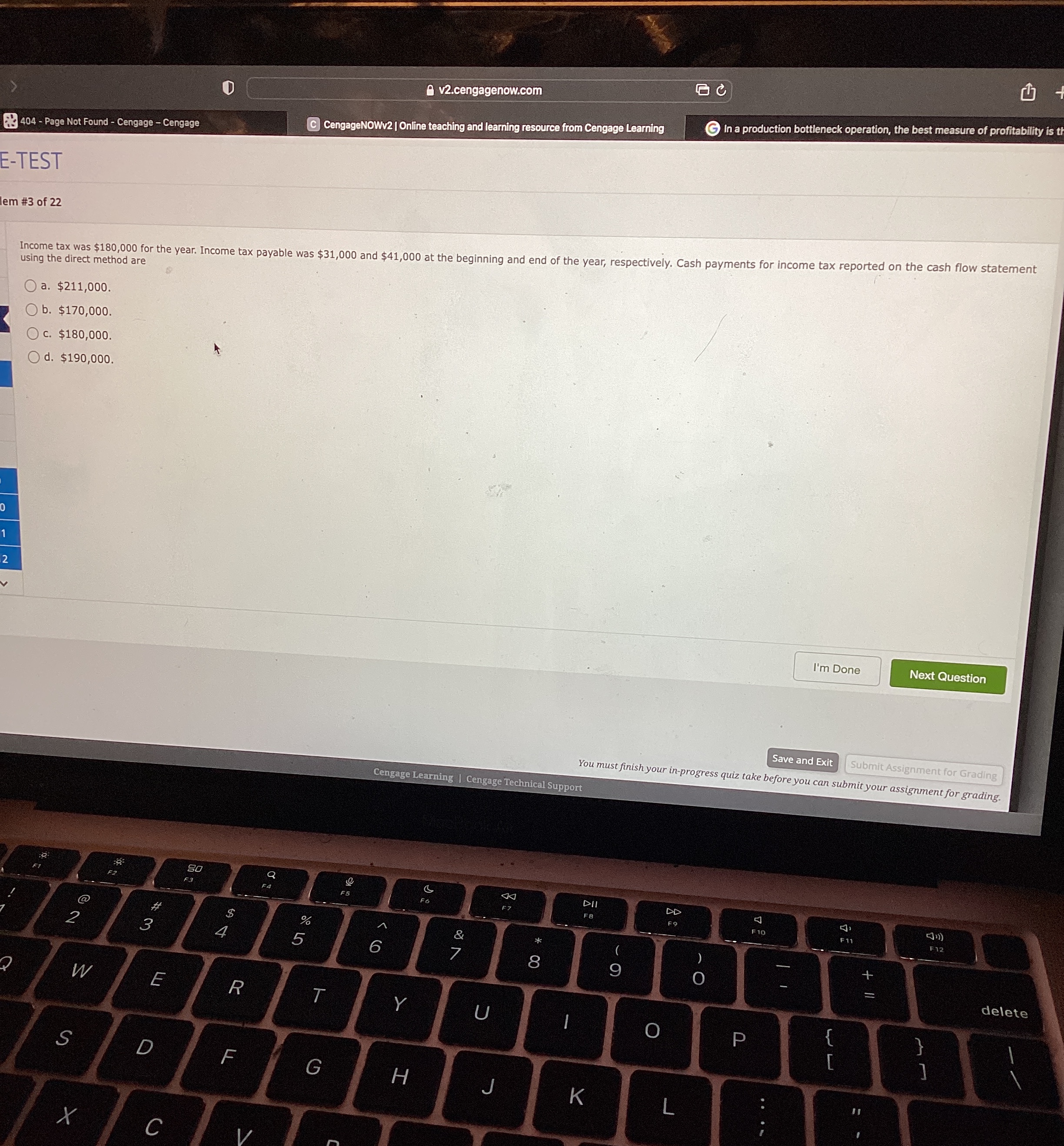 using the direct method are a . $ 2 1 1 , 0 0 0 .