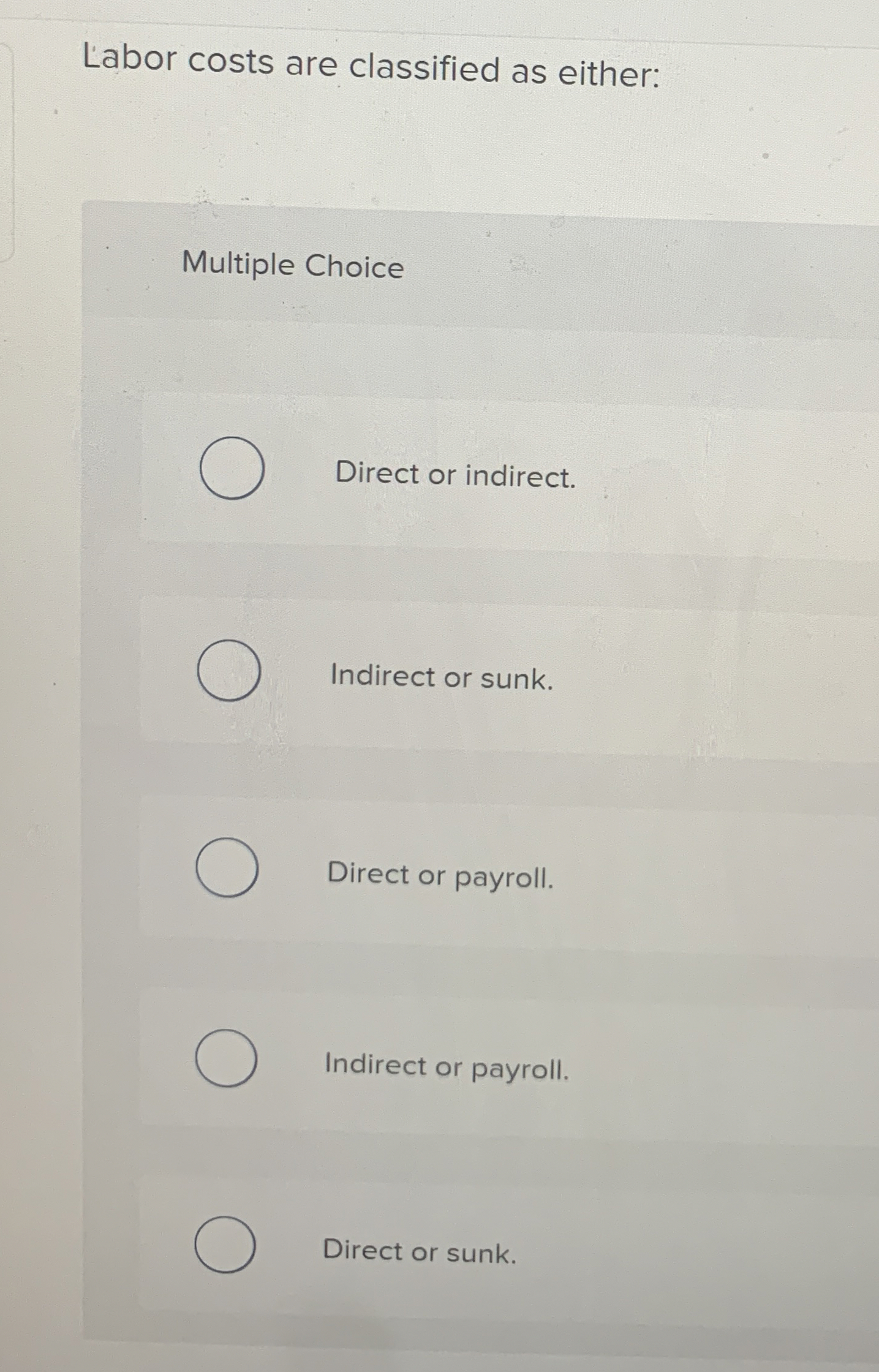 A document in a job order costing system that is