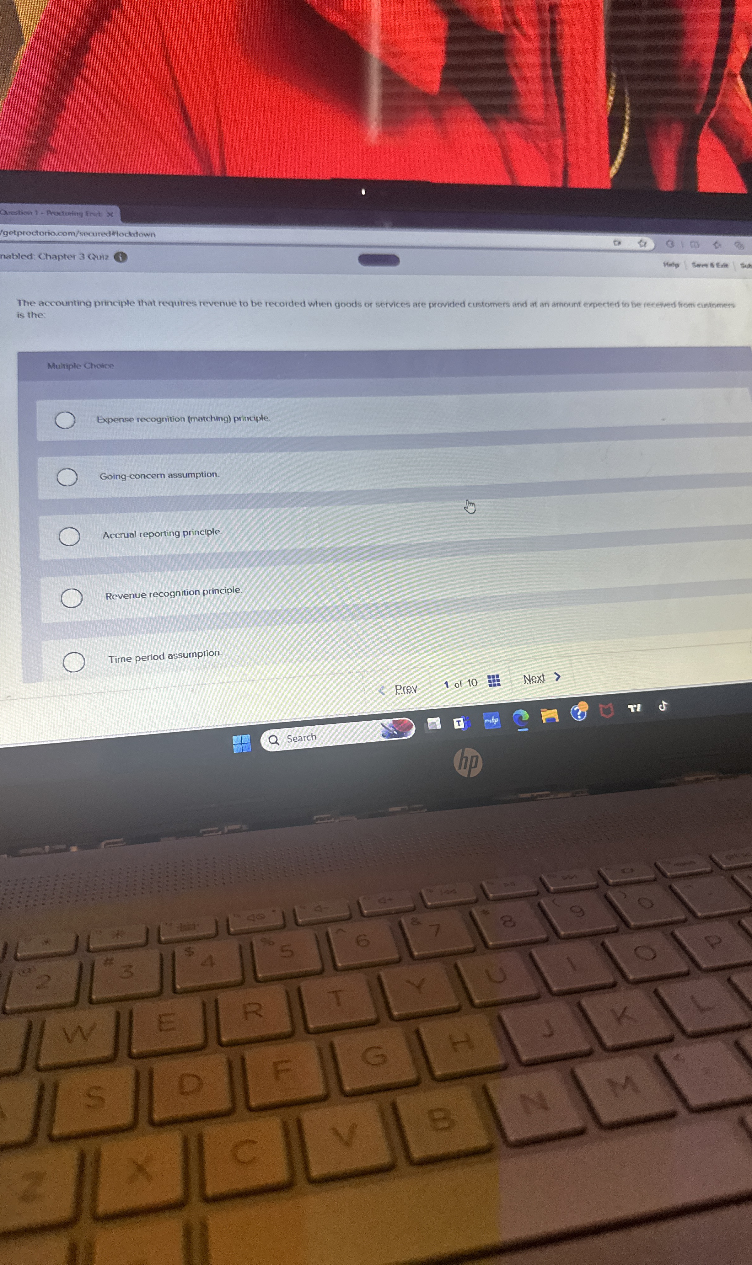 is the Expense recognition ( matching ) principle