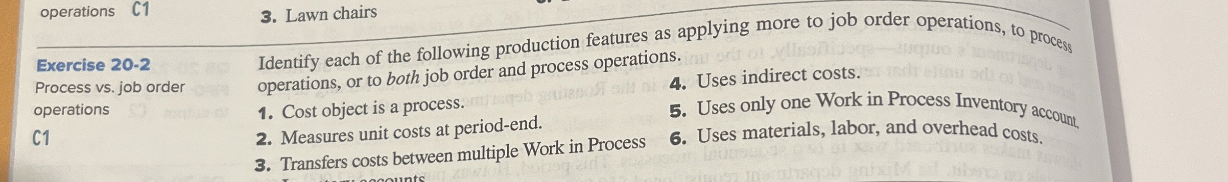 operations C 1 Lawn chairs Exercise 2 0 - 2