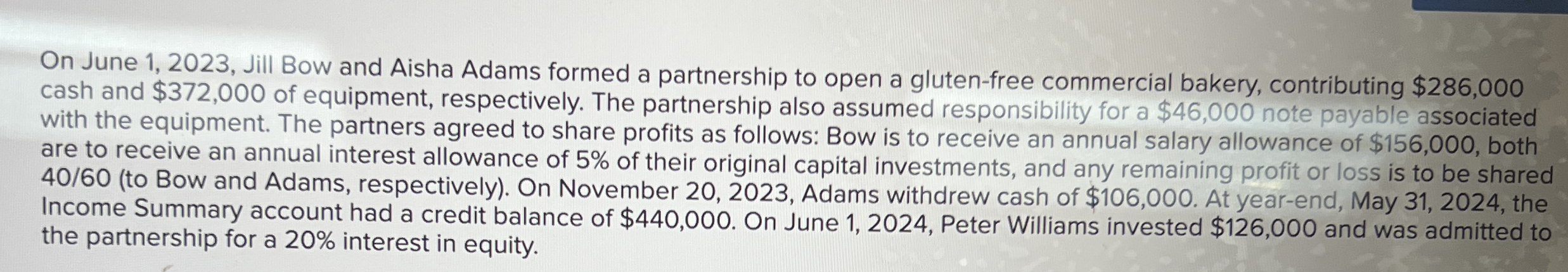 On June 1 , 2 0 2 3 , Jill Bow and Aisha Adams