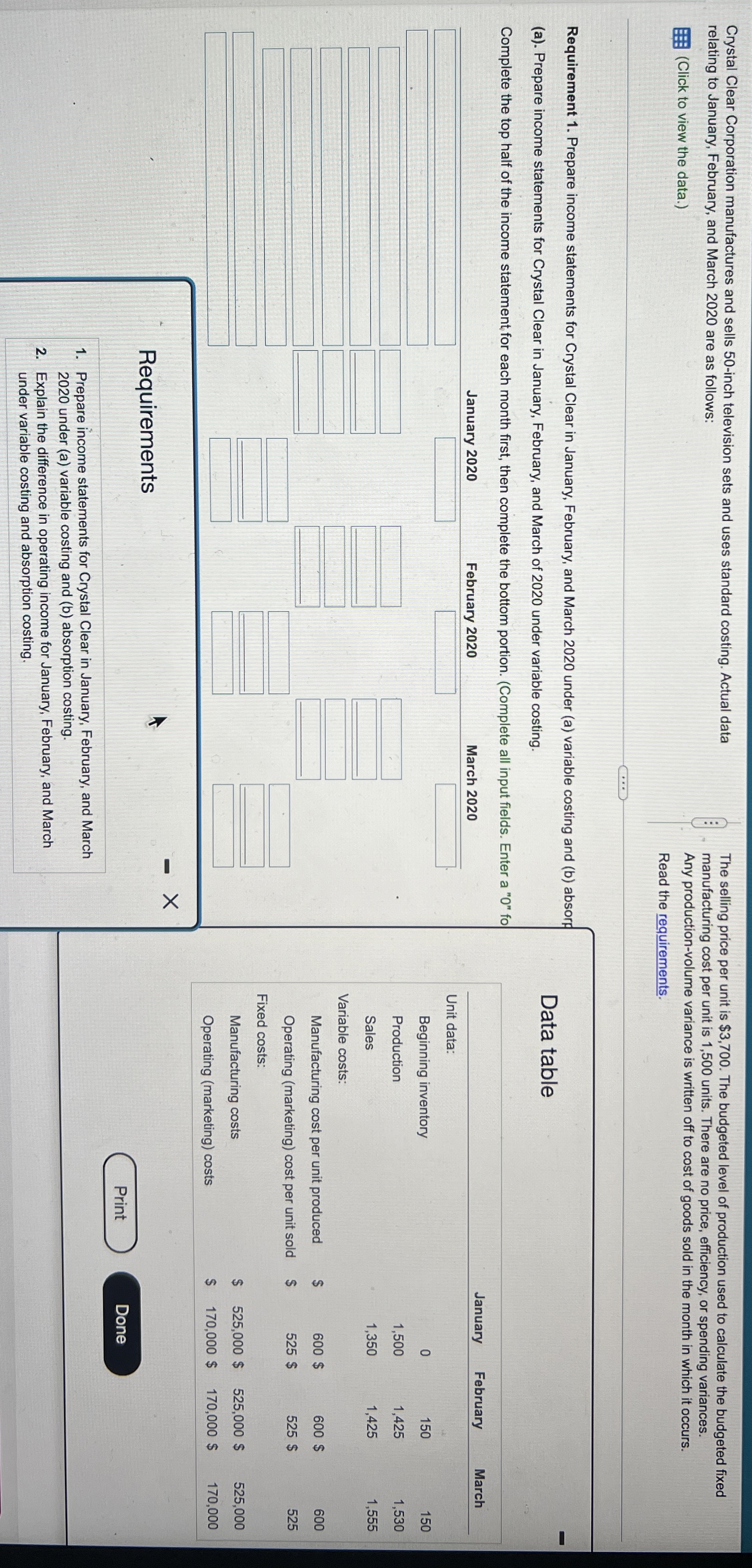 Crystal Clear Corporation manufactures and sells