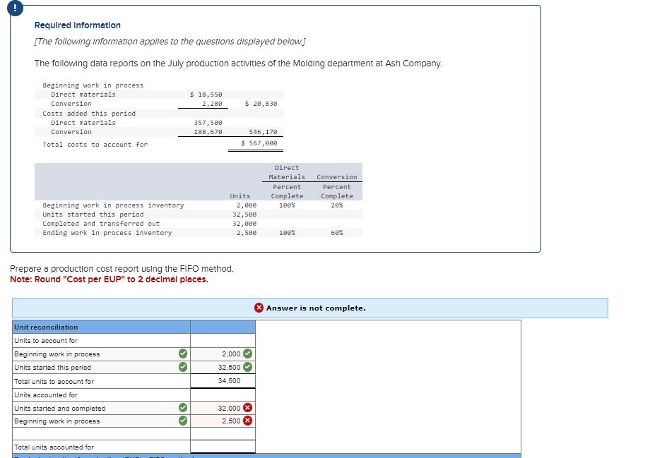 Required information Skip to question [ The