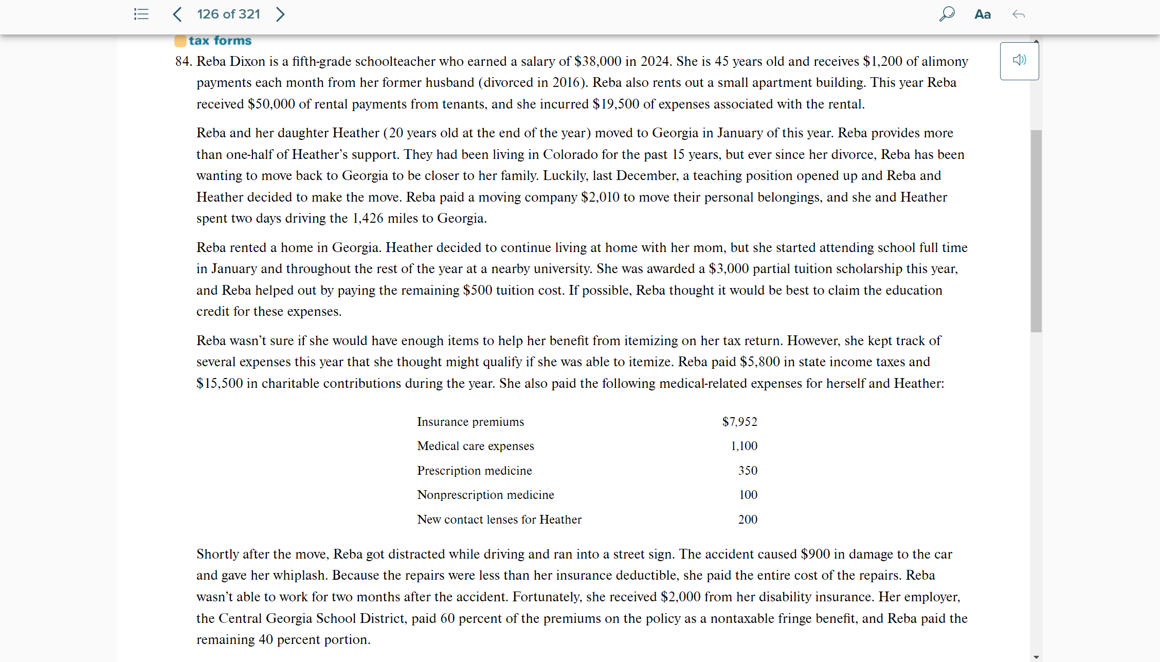 Reba Dixon is a fifth - grade schoolteacher who