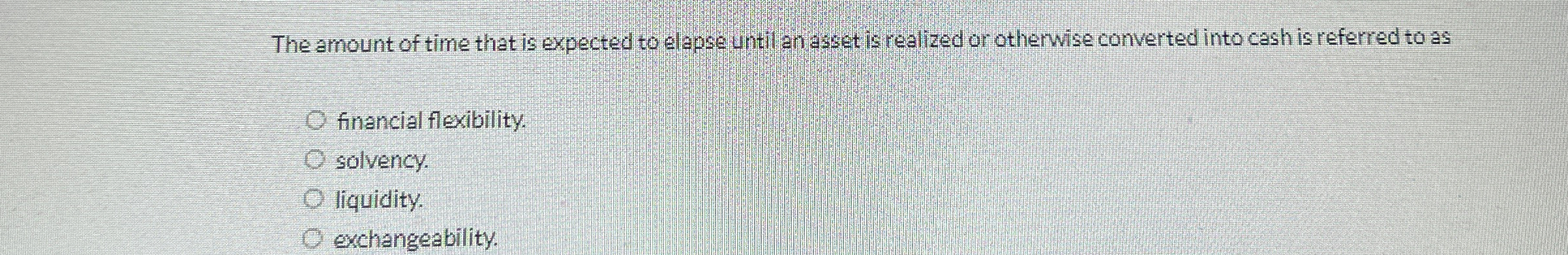 The amount of time that is expected to elapse