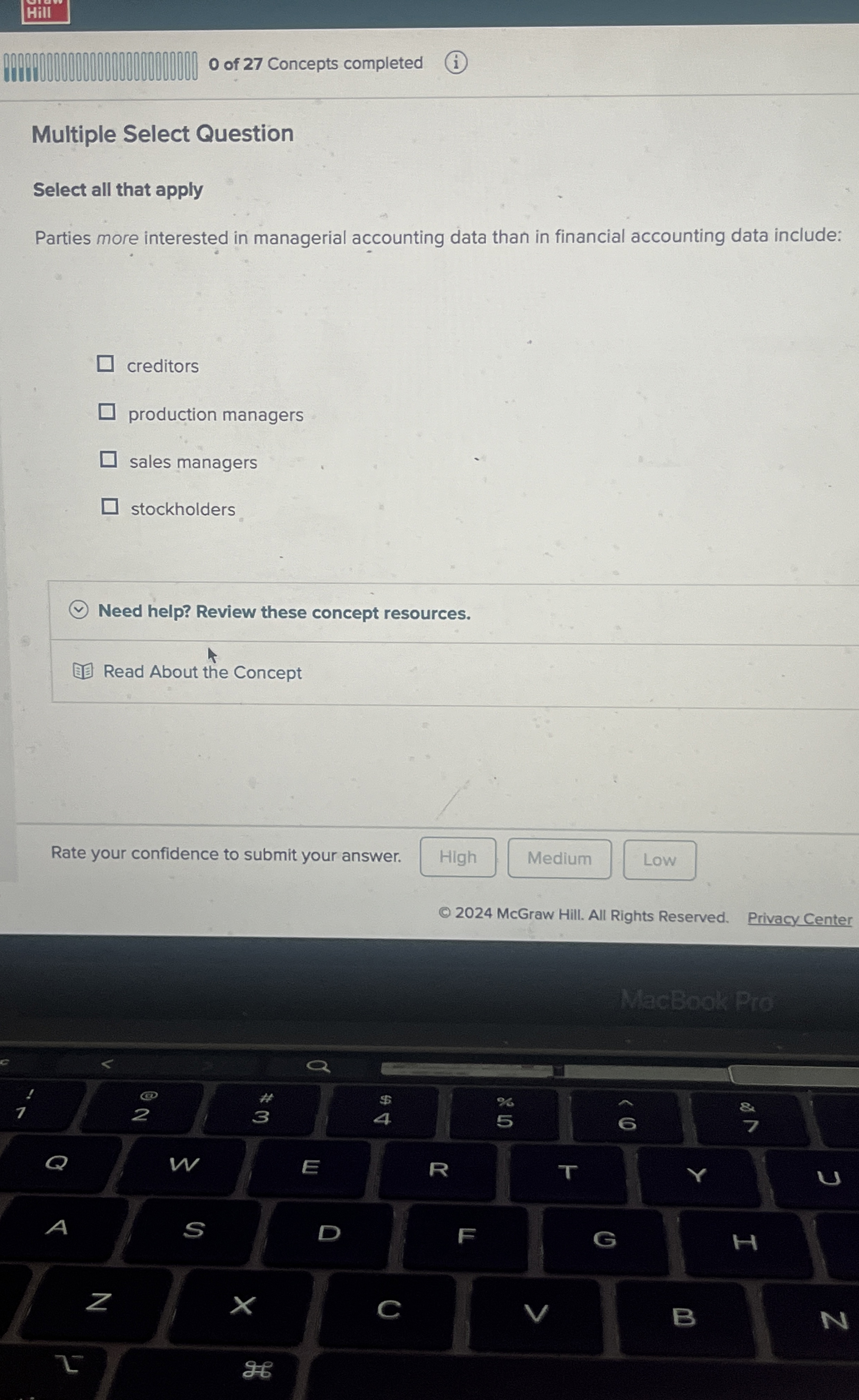 Multiple Select Question Select all that apply