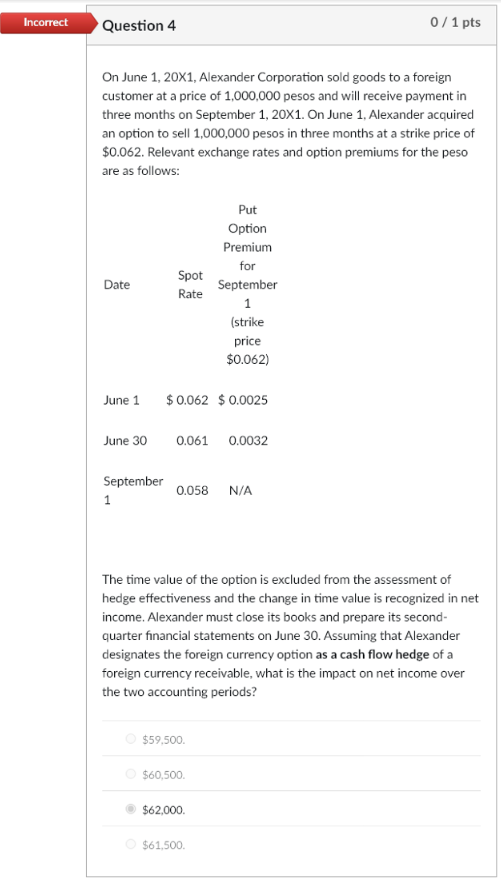 Question 4 O n June 1 , 2 0 X 1 , Alexander