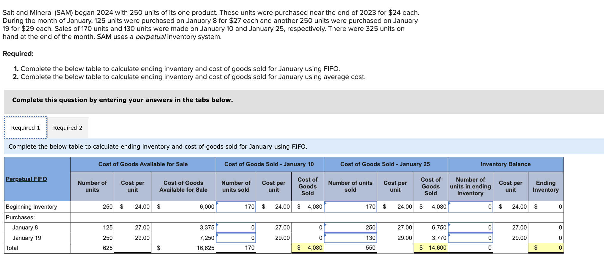 0 . 5 points Return to question Item 2 1 Salt and