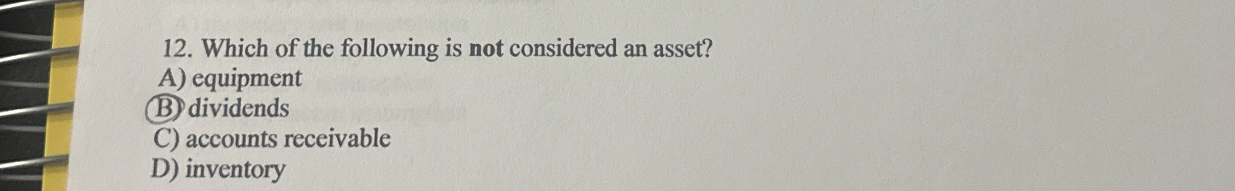 Which of the following is not considered an