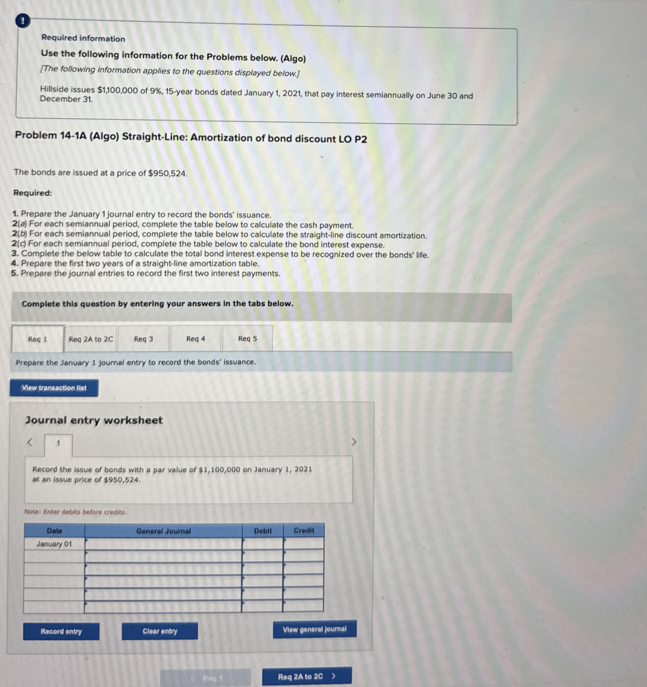 ( 4 ) Required information Use the following