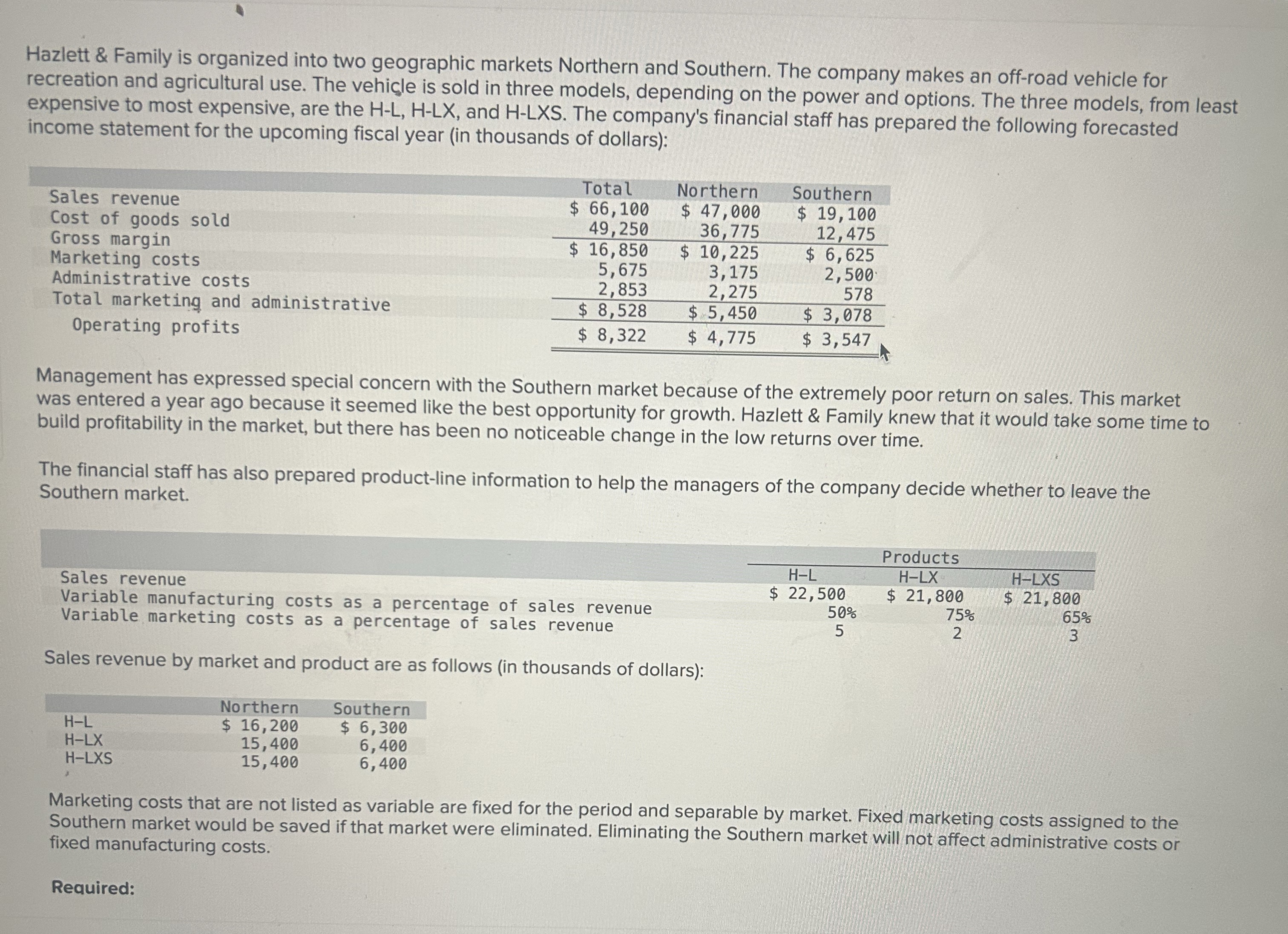 Hazlett & Family is organized into two geographic