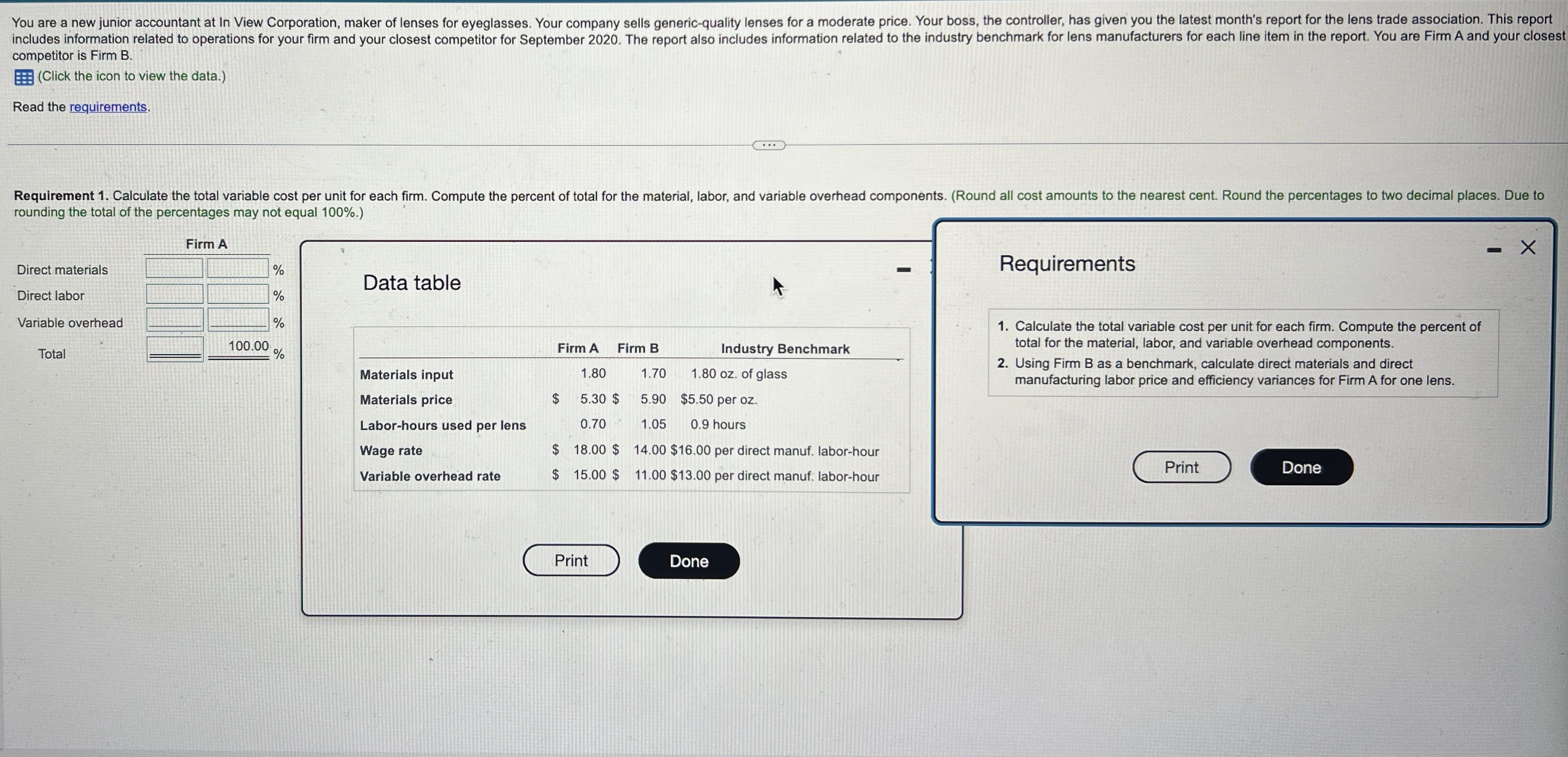 you are a new junior accountant at in view