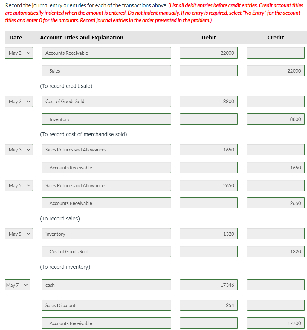Question Background info : Listed below are some
