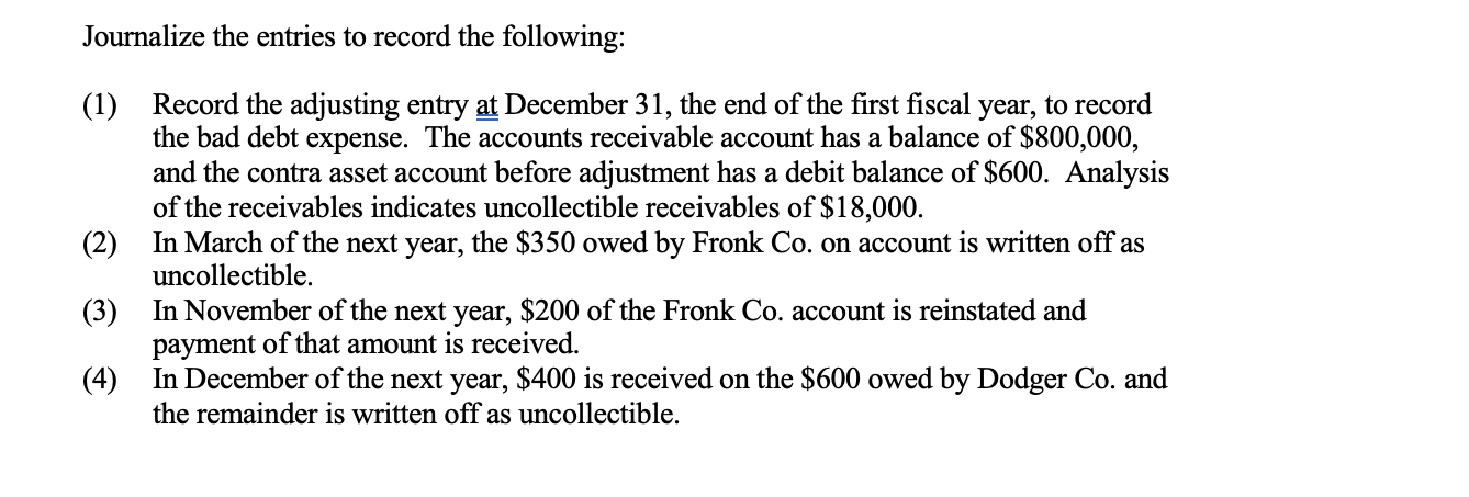 4 . ( Ch 8 1 5 pts ) For a business that uses the