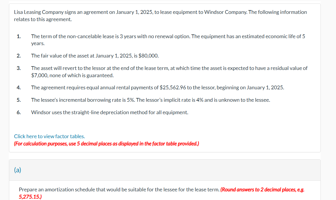 Lisa Leasing Company signs an agreement on