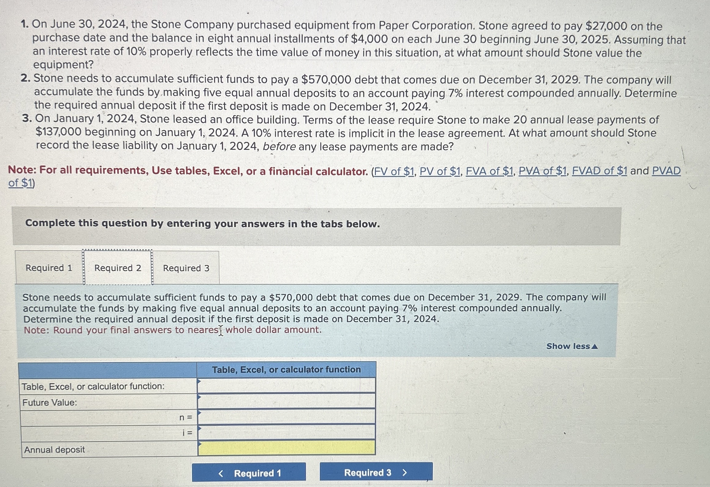 On June 3 0 , 2 0 2 4 , the Stone Company