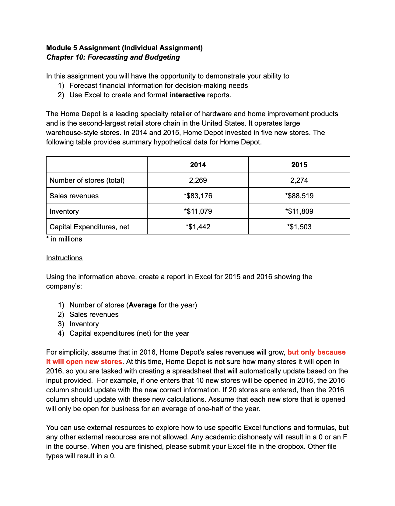Module 5 Assignment ( Individual Assignment )