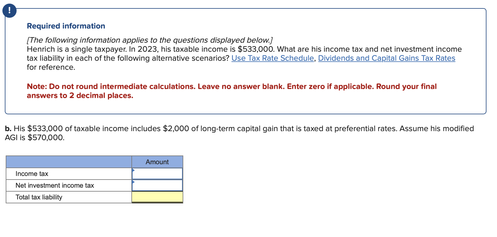 ! Required information [ The following