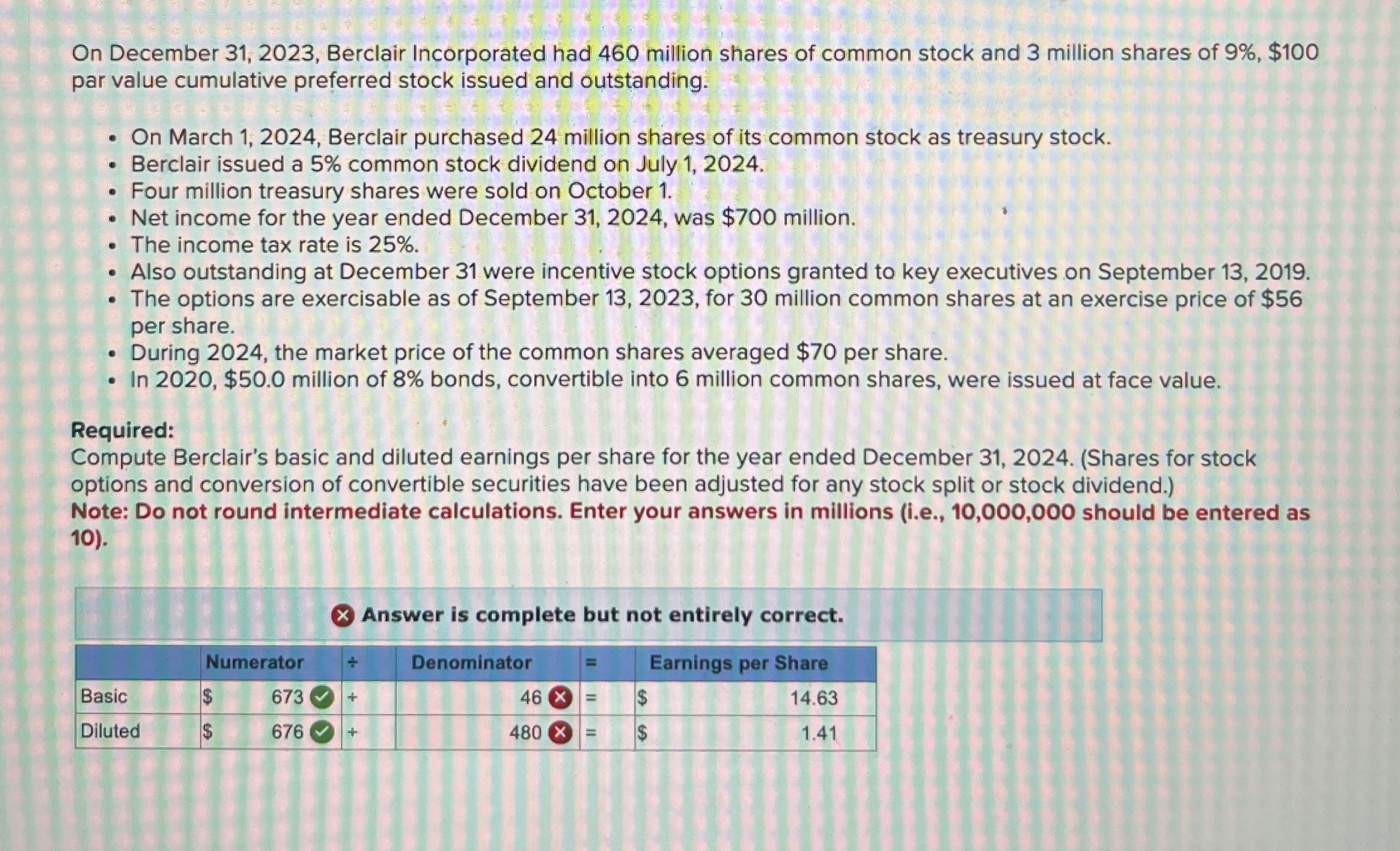 On December 3 1 , 2 0 2 3 , Berclair Incorporated