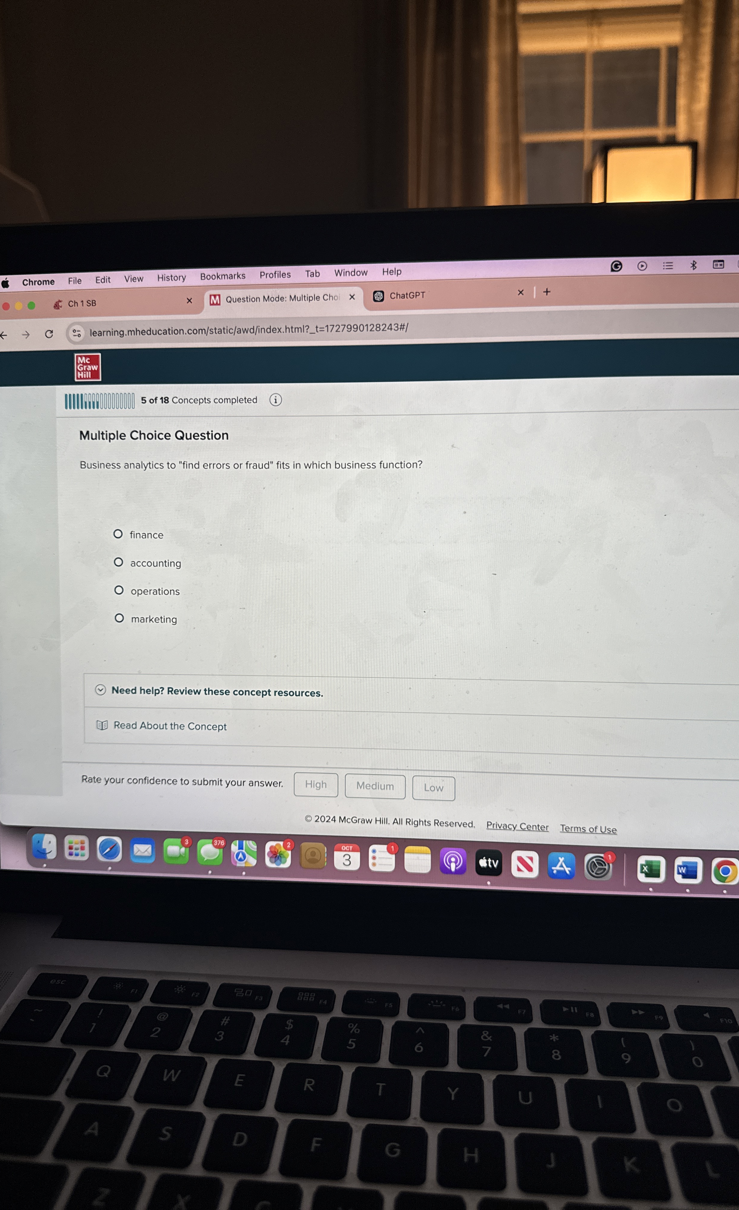 Multiple Choice Question Business analytics to