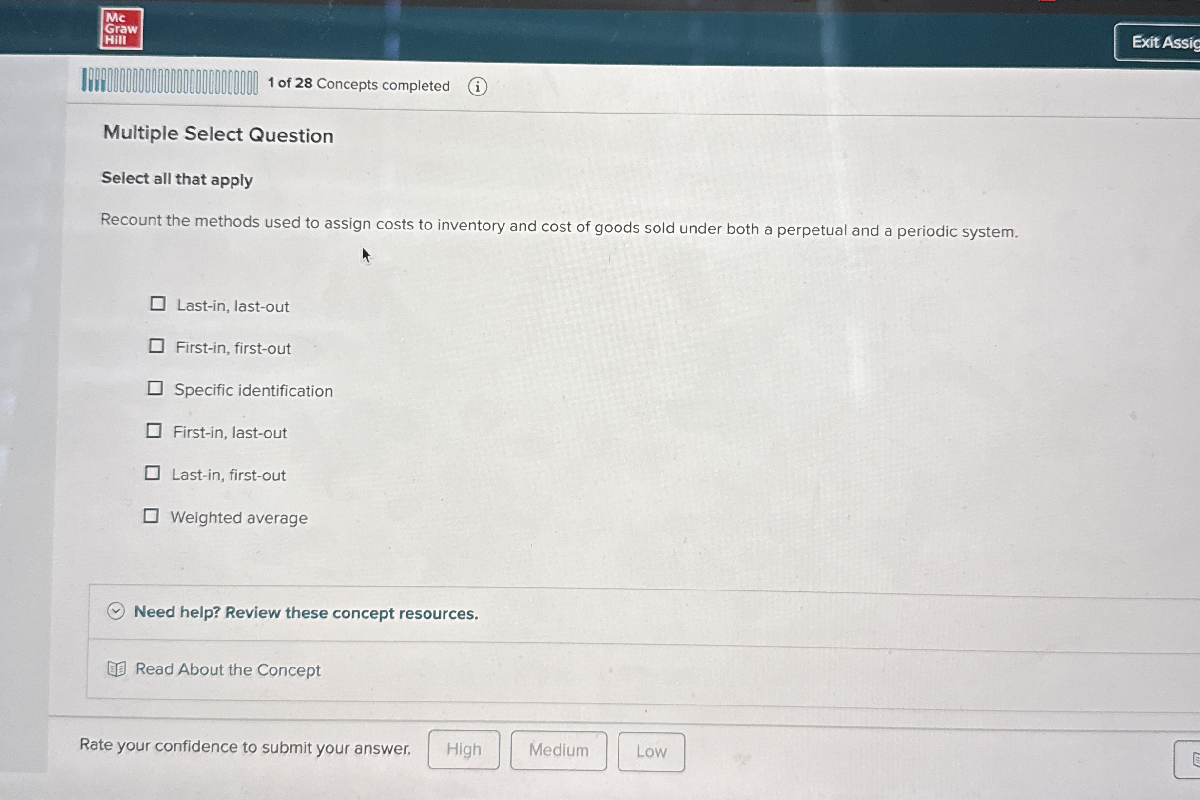 Multiple Select Question Select all that apply
