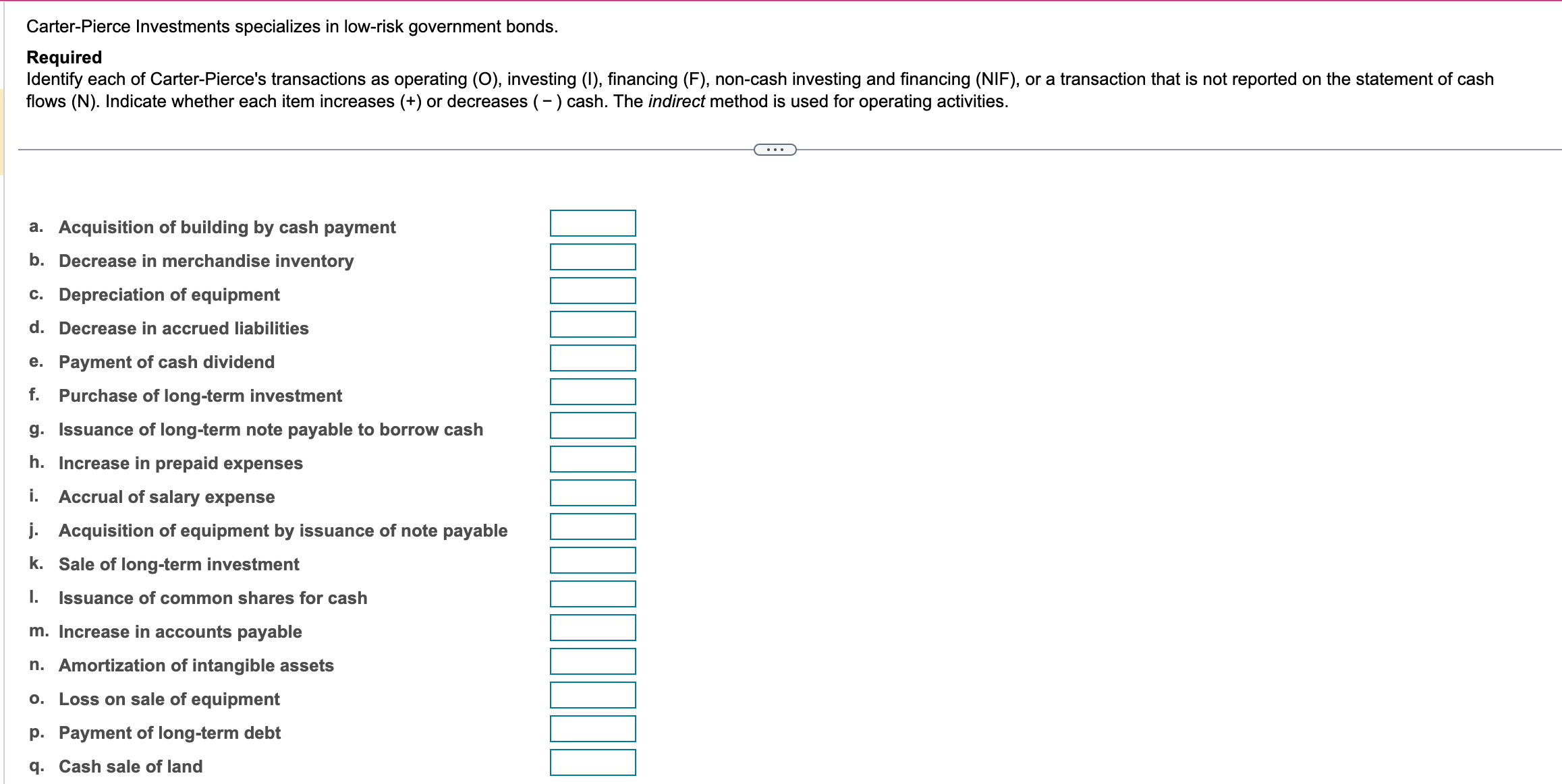 Please do a to s , thank you!! Carter - Pierce
