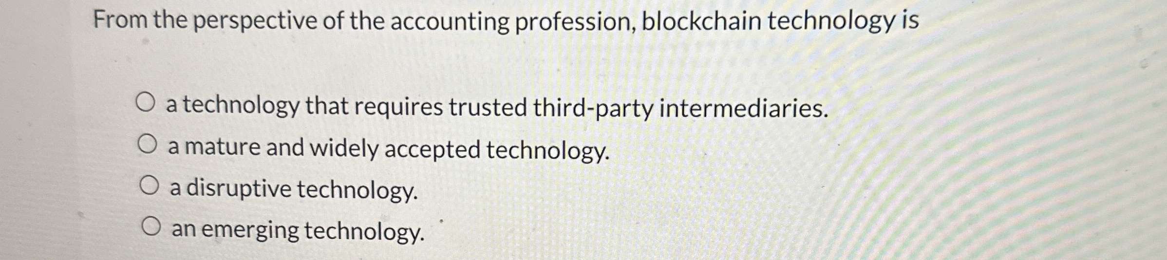 From the perspective of the accounting