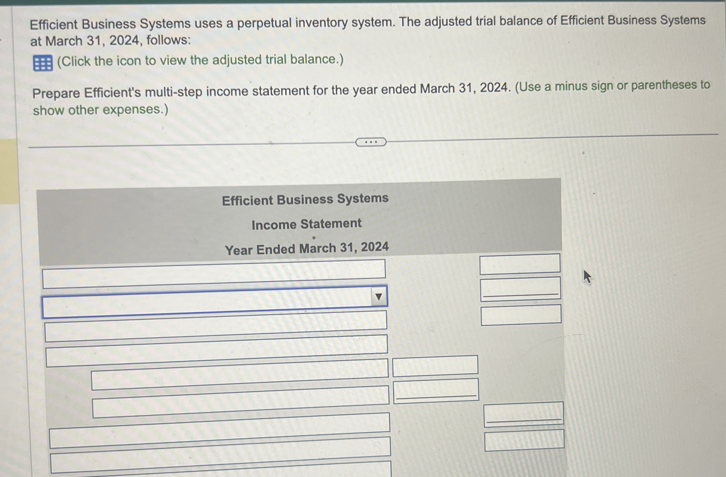 Efficient Business Systems uses a perpetual