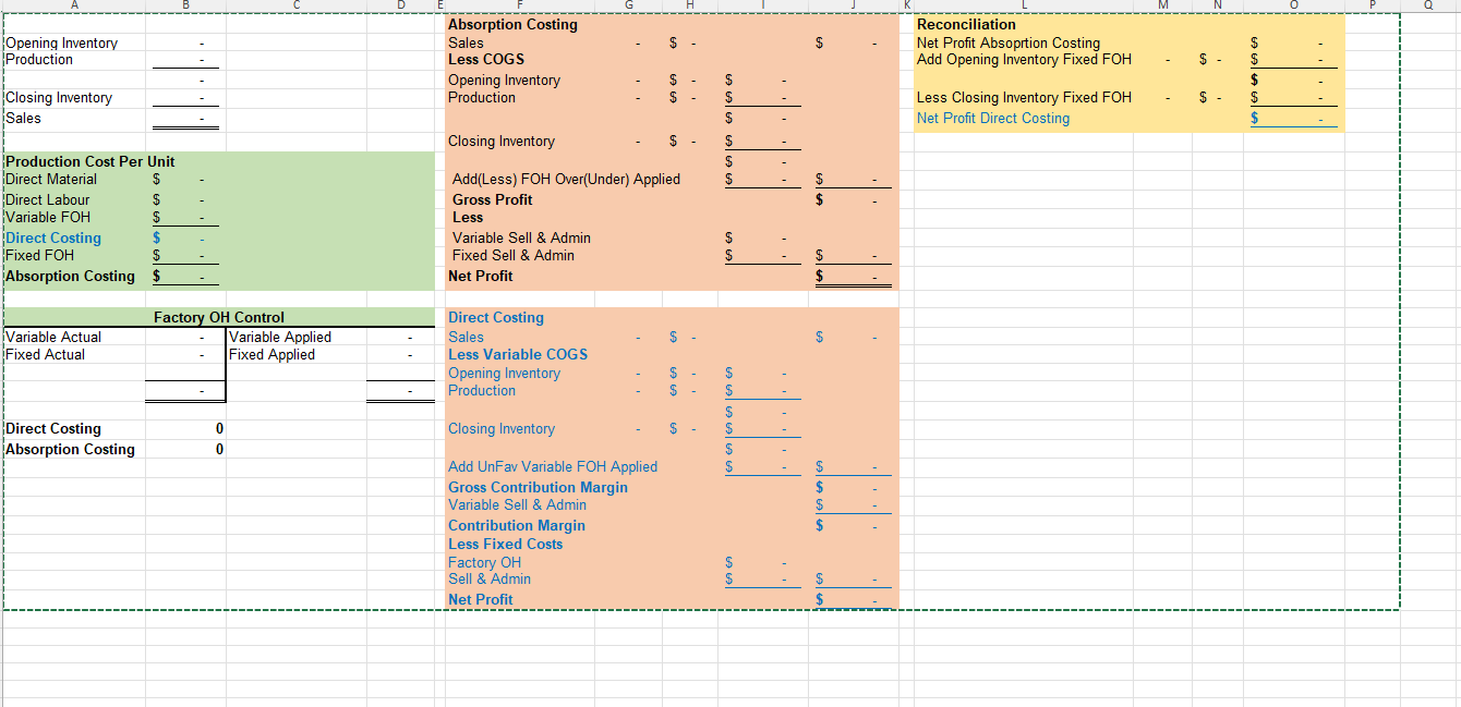 Use this spreadsheet to answer this Freemore Pty