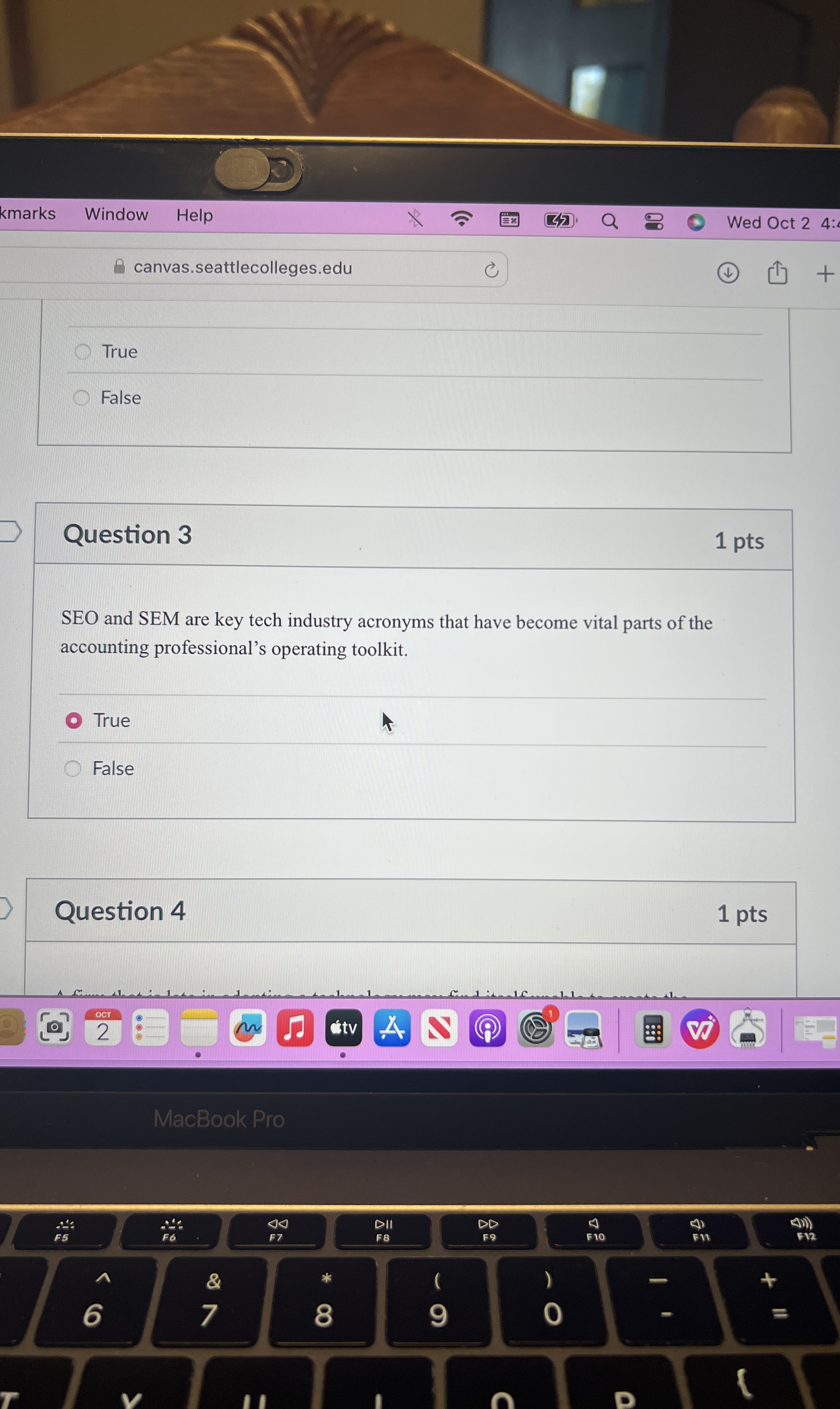 Question 3 SEO and SEM are key tech industry