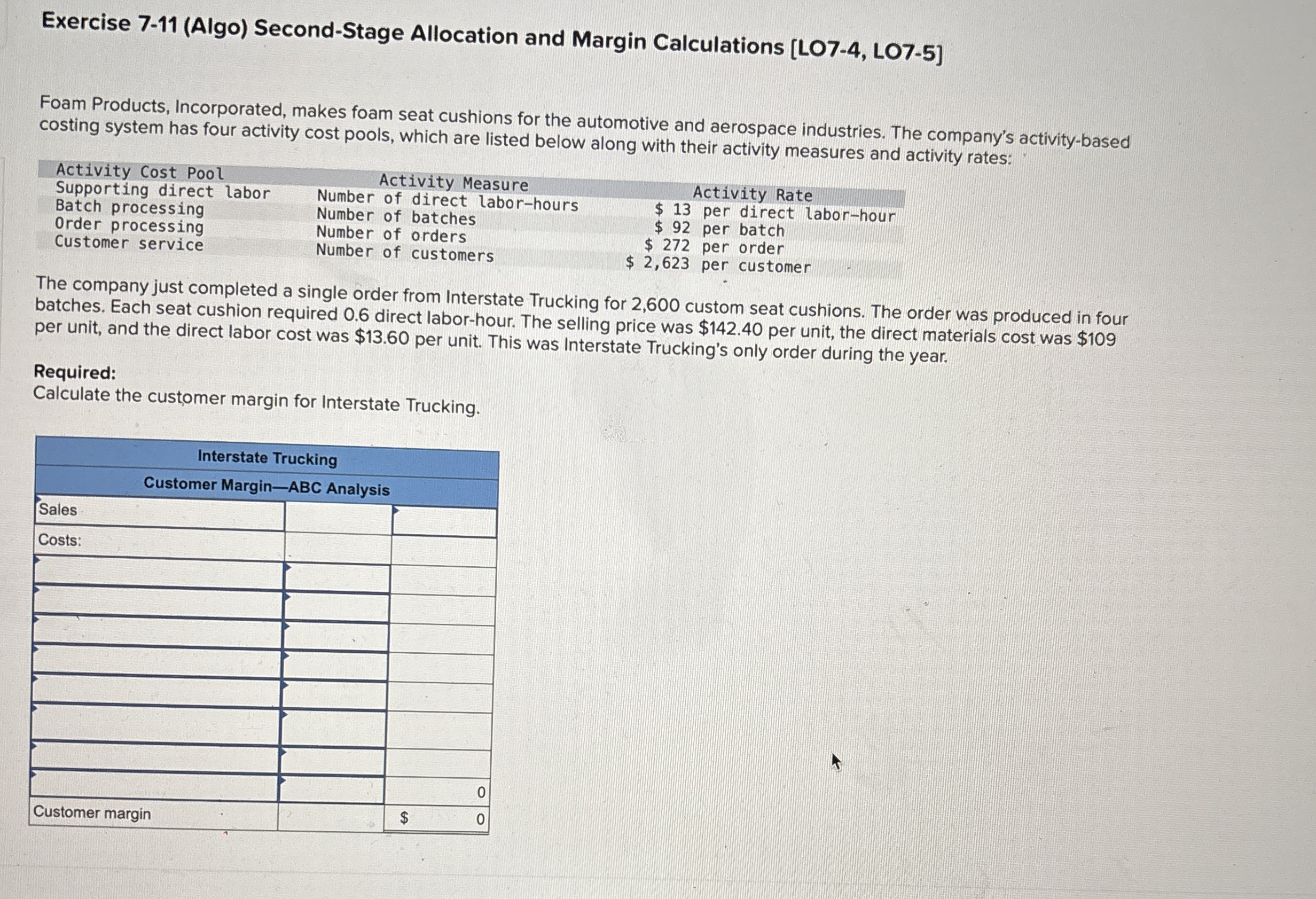 Exercise 7 - 1 1 ( Algo ) Second - Stage