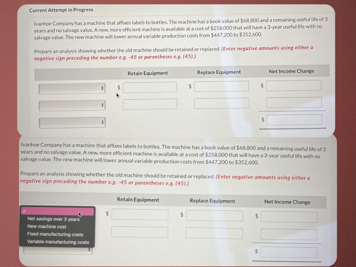 Current Attempt in Progress Ivanhoe Company has a