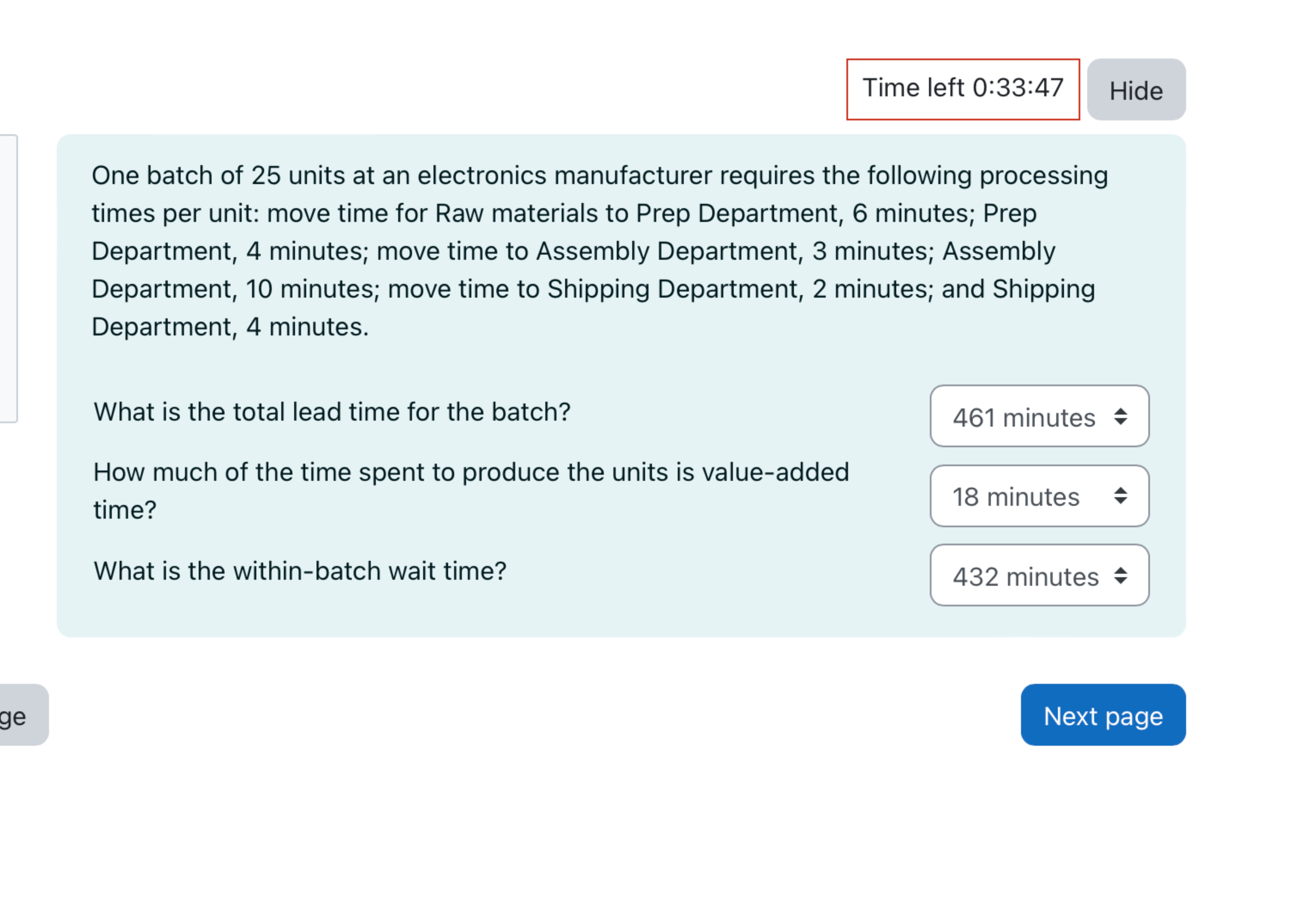 One batch of 2 5 units at an electronics