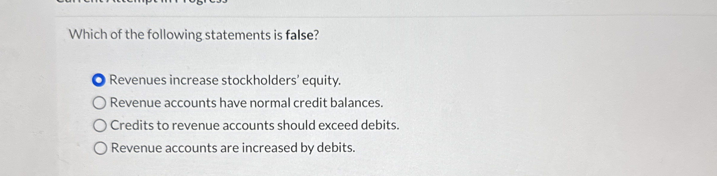 The expanded accounting equation is Assets =