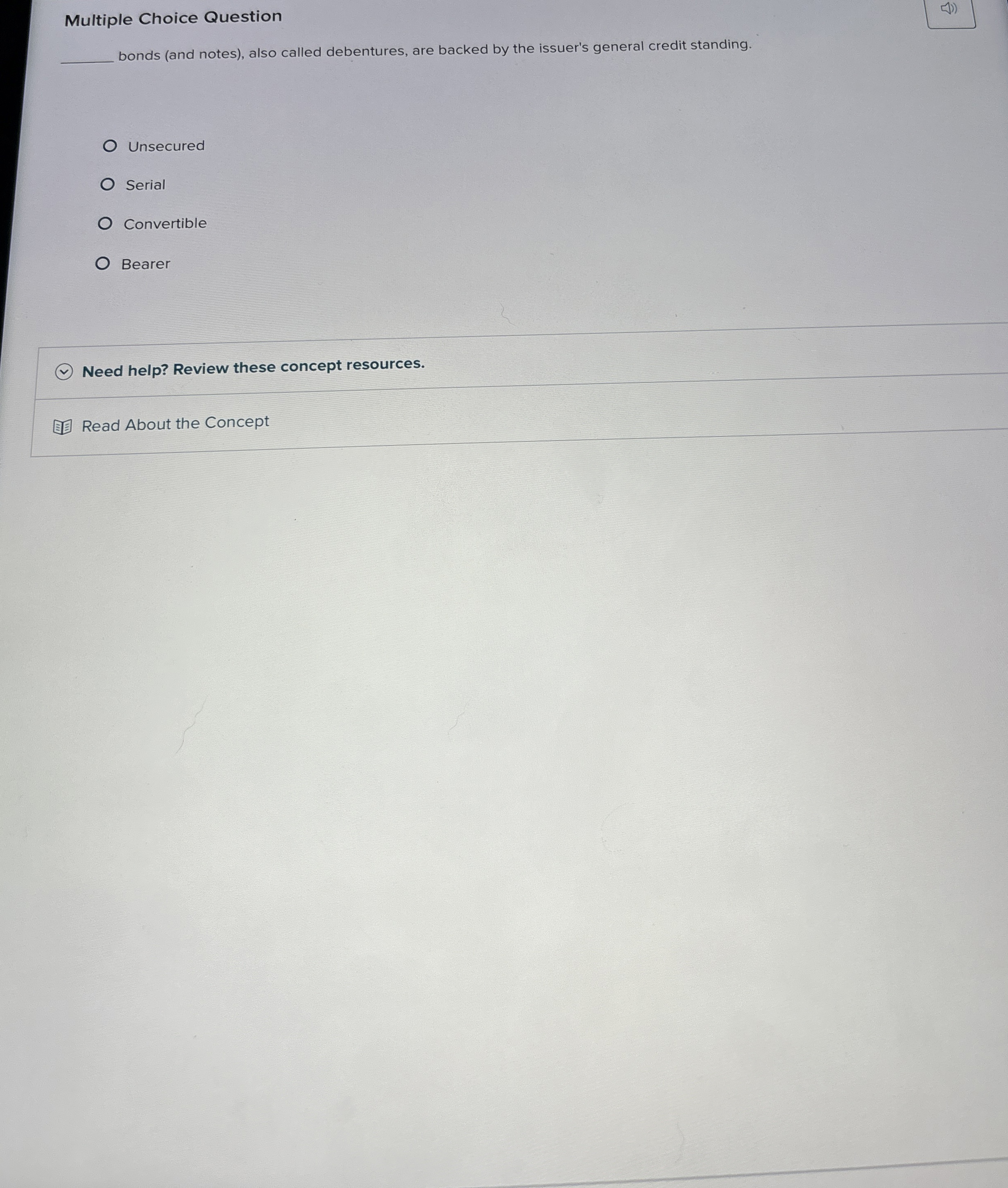 Multiple Choice Question bonds ( and notes ) ,