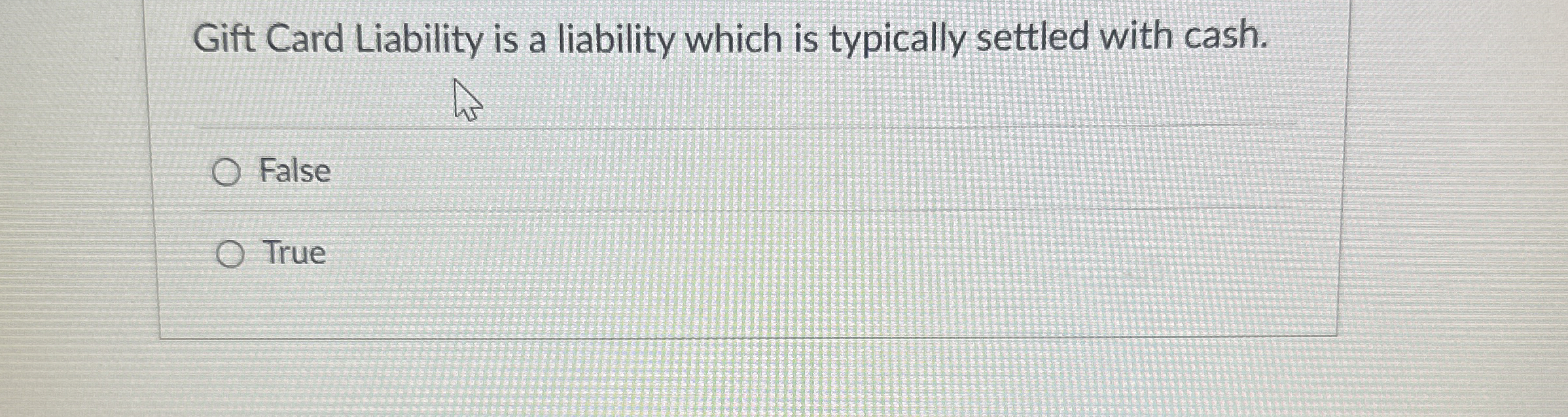 Gift Card Liability is a liability which is