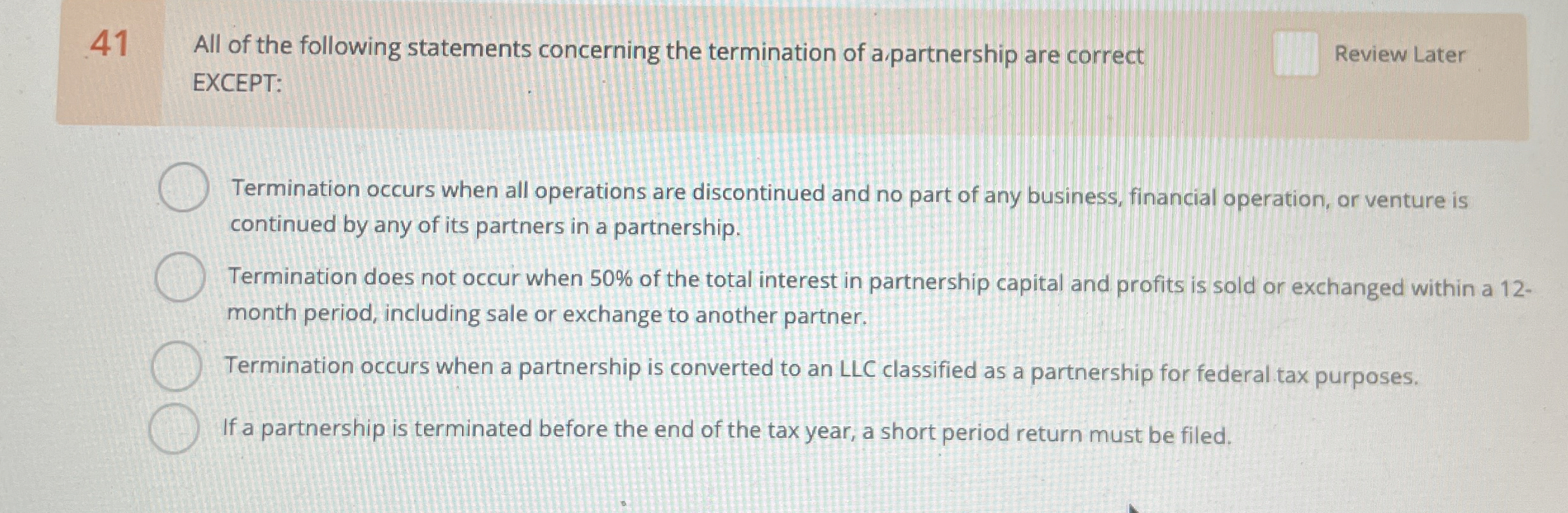 4 1 All of the following statements concerning