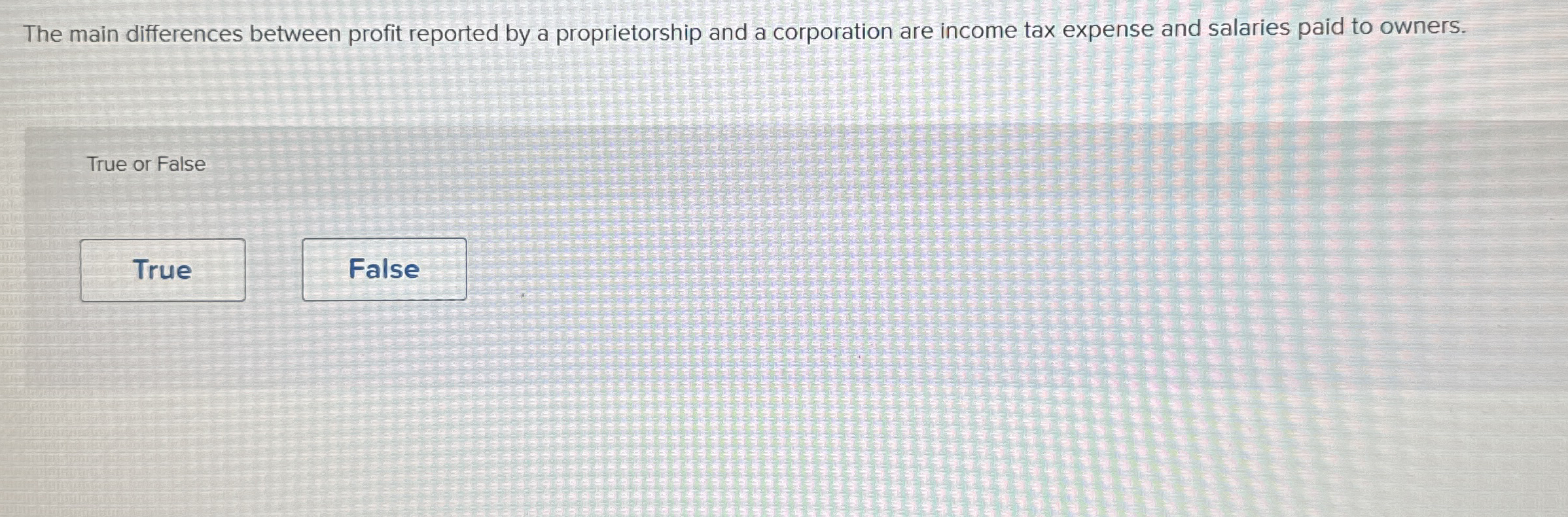 The main differences between profit reported by a