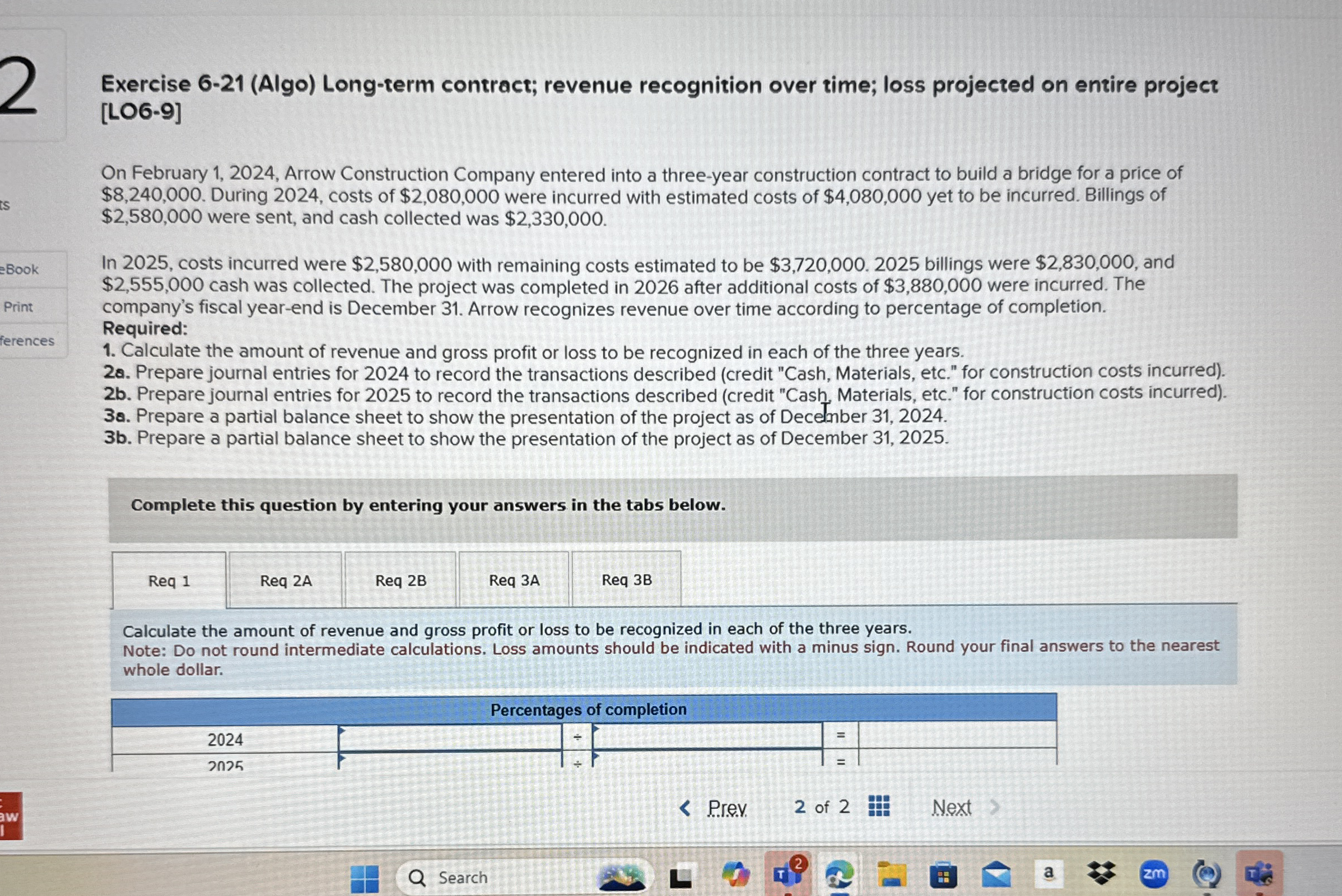 Exercise 6 - 2 1 ( Algo ) Long - term contract;