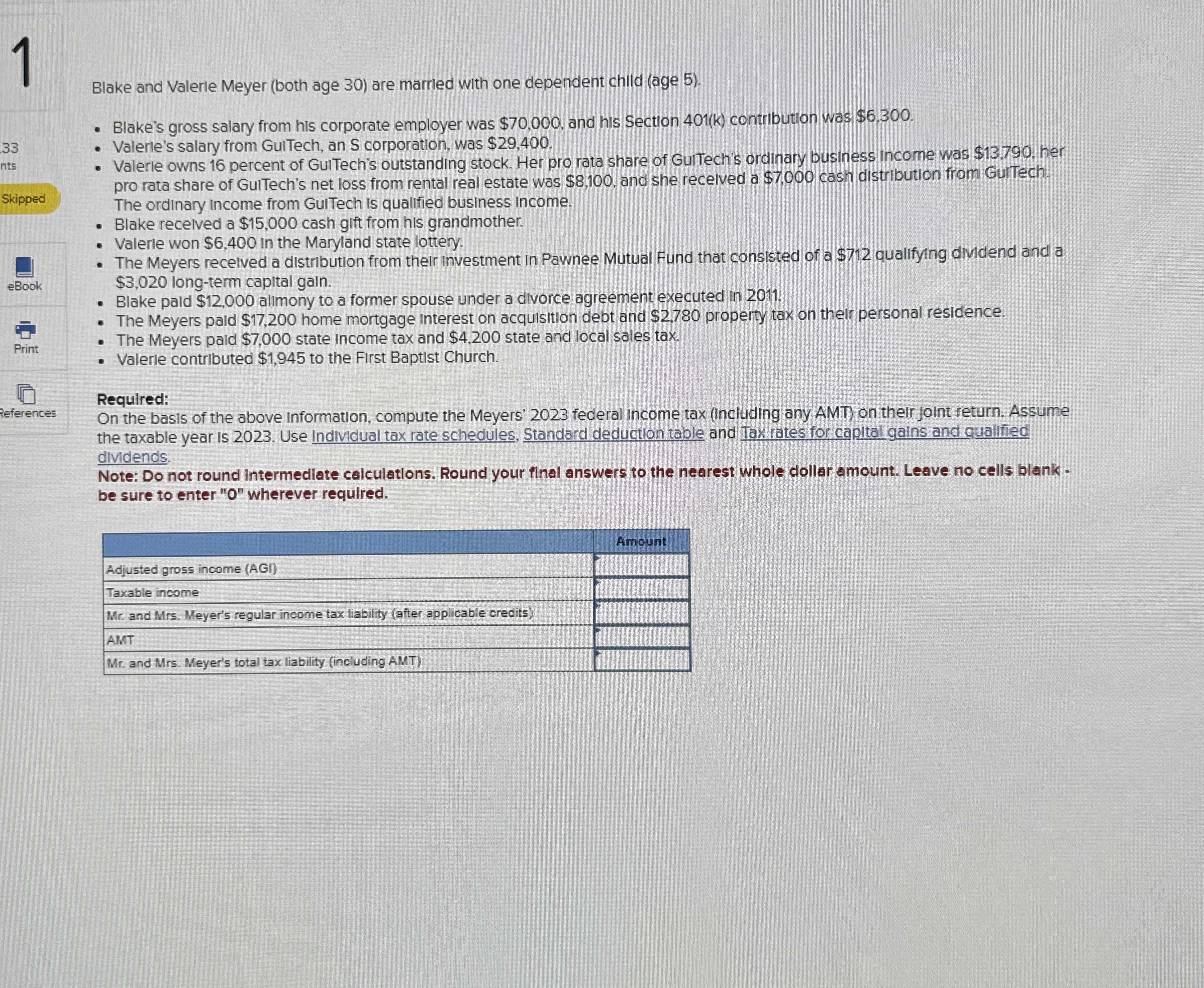 1 Blake and Valerle Meyer ( both age 3 0 ) are