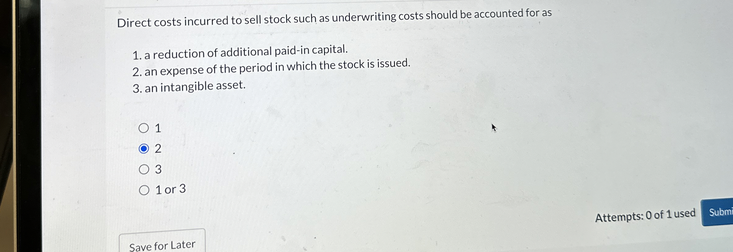 Direct costs incurred to sell stock such as